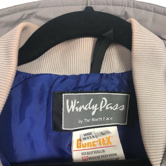 Windy Pass By North Face Gray Jacket Vintage - Picture 4 of 8